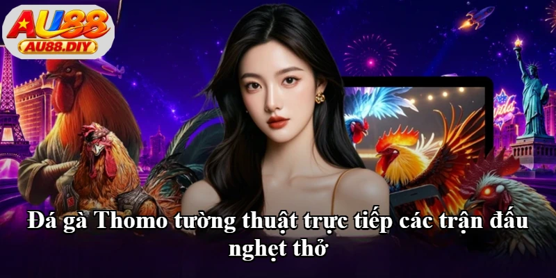 Đá gà Thomo tường thuật trực tiếp các trận đấu nghẹt thở